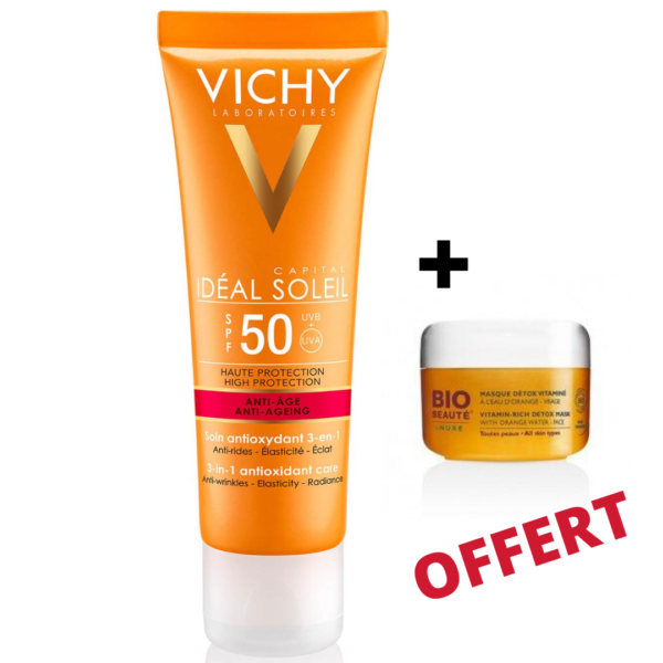 Vichy Soin antioxydant 3-en-1 Haute Protection Anti-Age SPF 50 50 ML