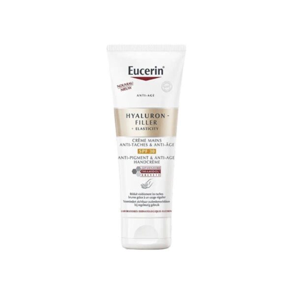 EUCERIN Hyaluron-Filler + Elasticity Crème Mains Anti-Taches & Anti-Âge SPF30